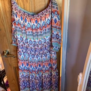 Off shoulder maxi dress